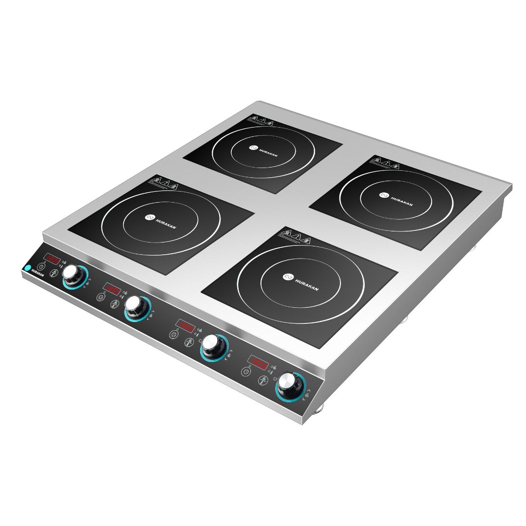 Плита електрична ІНДУКЦІЙНА HURAKAN HKN-ICF35Dx47 4-Х КОНФОРОЧНА, 14000W